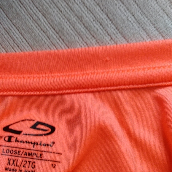 C9 by Champion Pleated V Neck Athletic Workout Top XXL Tangerine - Picture 11 of 11